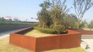 张店耐候钢挡土墙